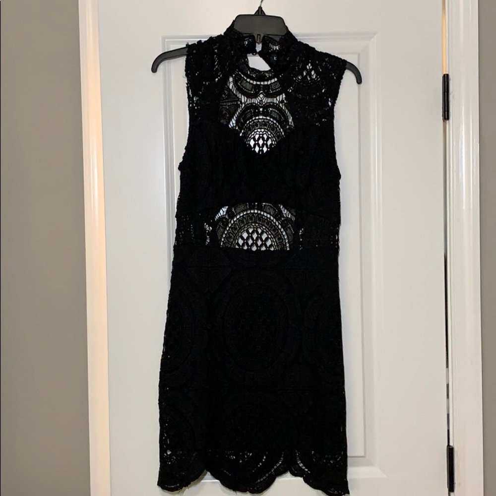 Bebe Black Lace Dress